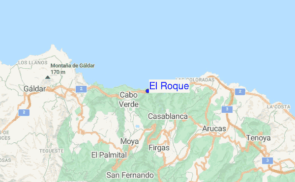 El Roque location map