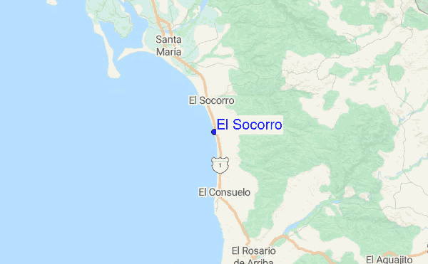 El Socorro Location Map