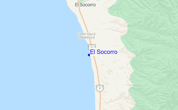 El Socorro location map