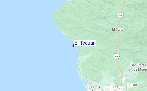 El Tecuan Location Map