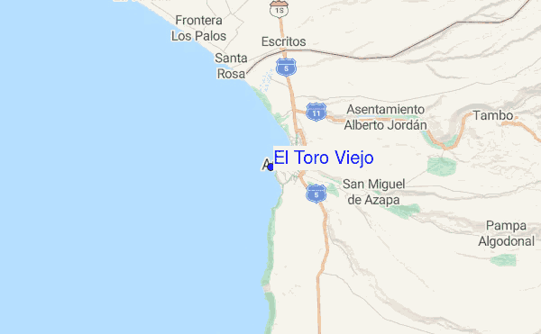 El Toro Viejo Location Map