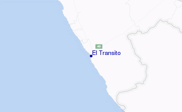 El Transito location map