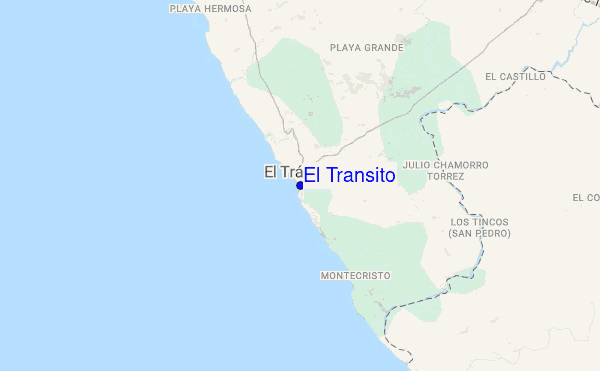 El Transito location map