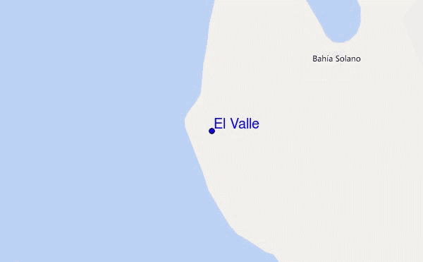 El Valle location map