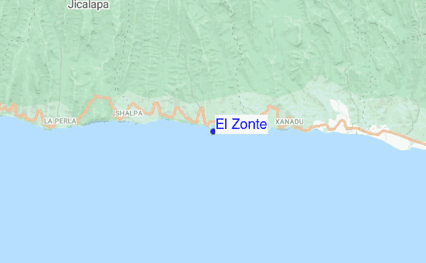 El Zonte location map