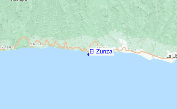 El Zunzal location map