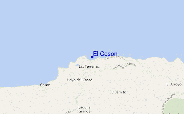 El Coson location map
