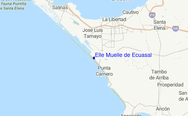 Elle Muelle de Ecuasal location map