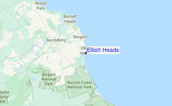 Elliott Heads Location Map