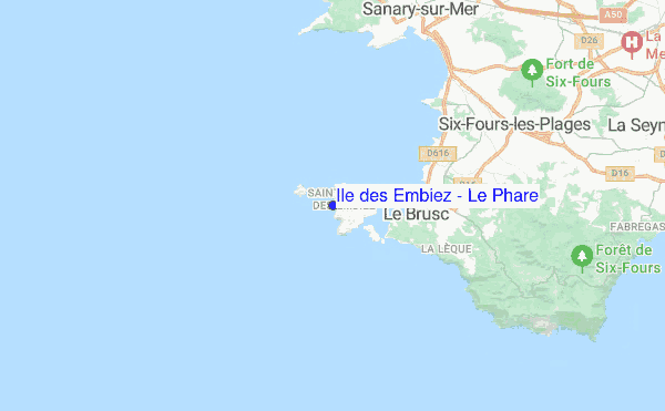 Ile Des Embiez Le Phare Surf Forecast And Surf Reports Mediterranean Cote D Azur France