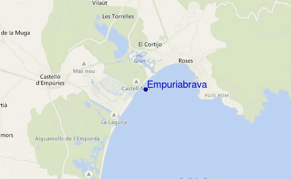 Empuriabrava location map