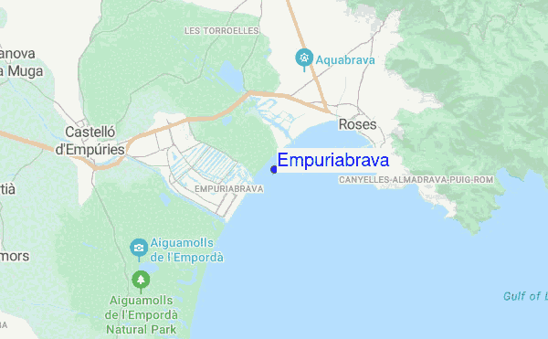 Empuriabrava location map