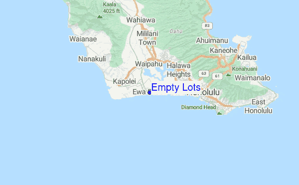 Empty Lots Location Map