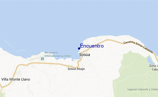 Encuentro location map