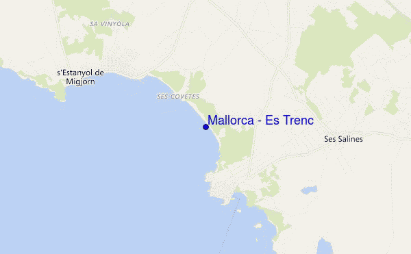 Mallorca - Es Trenc location map