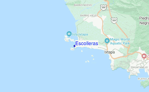 Escolleras location map