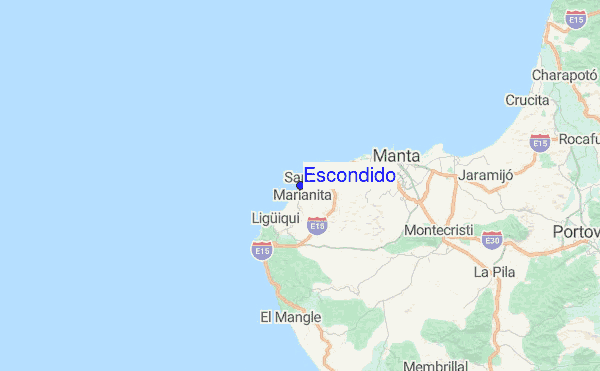 Escondido Location Map
