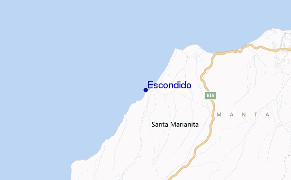 Escondido location map