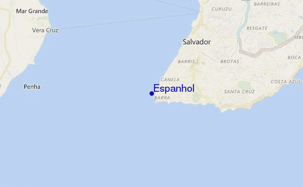 Espanhol location map