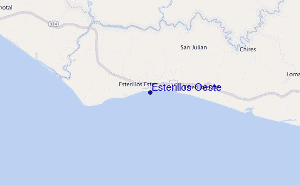 Esterillos Oeste location map