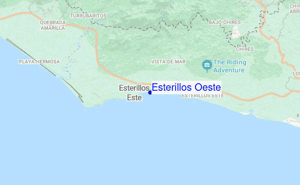 Esterillos Oeste location map