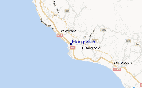 Etang-Sale location map