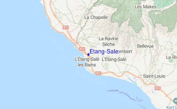 Etang-Sale location map