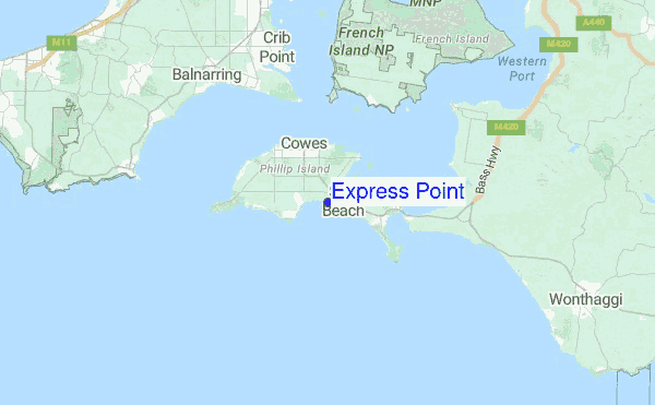 Express Point Location Map