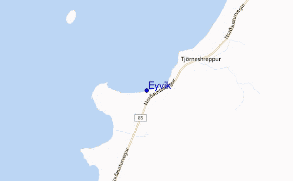 Eyvik location map