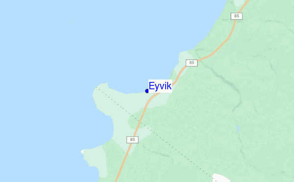 Eyvik location map