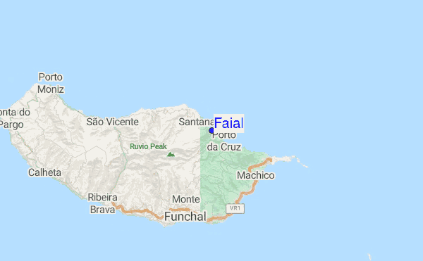 Faial Location Map