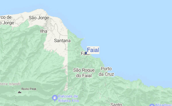 Faial location map