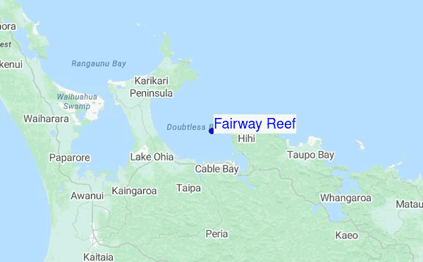 Fairway Reef Location Map