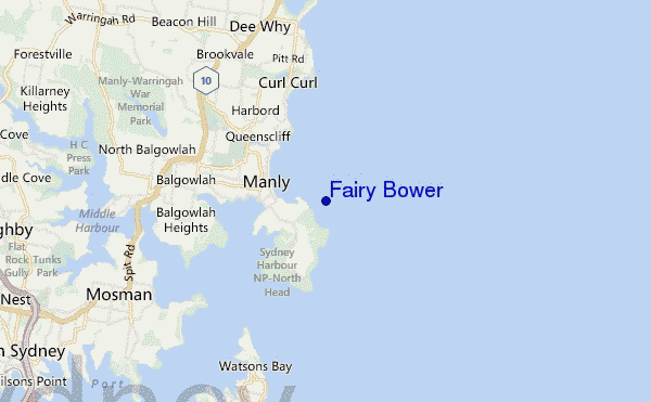 Fairy Bower location map