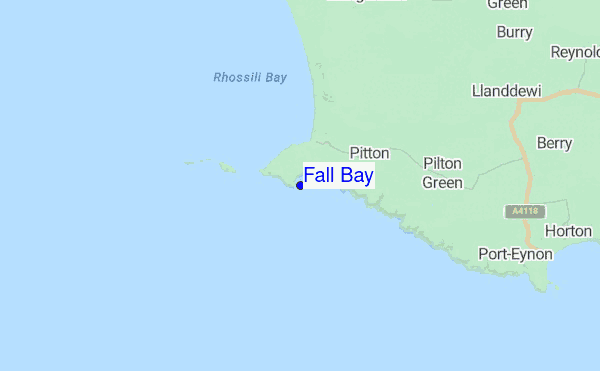 Fall Bay location map