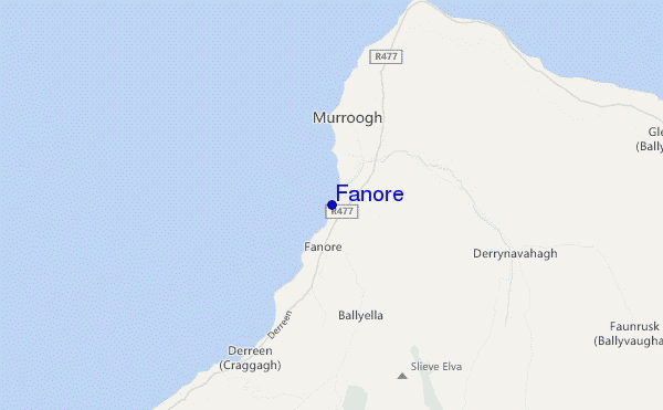Fanore location map