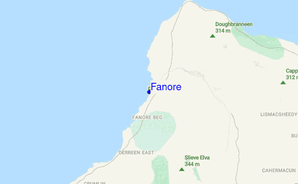 Fanore location map