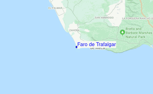 Faro de Trafalgar location map