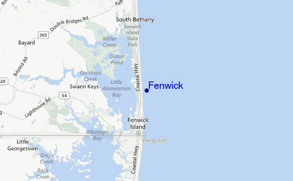 Fenwick location map