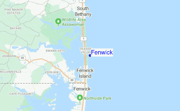 Fenwick location map