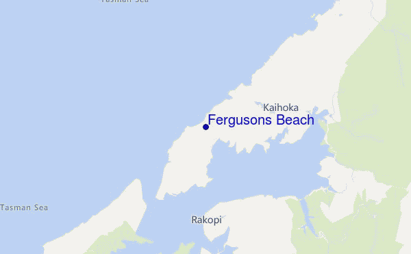 Fergusons Beach location map