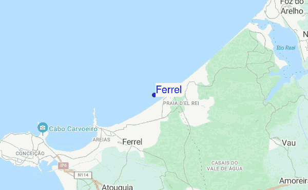 Ferrel location map