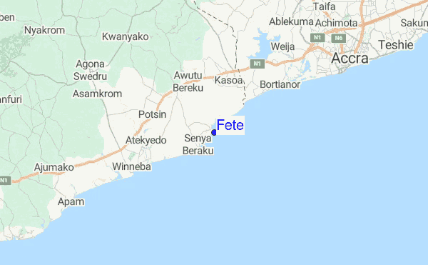 Fete Location Map