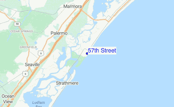 57th Street location map