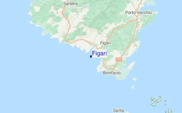 Figari Location Map