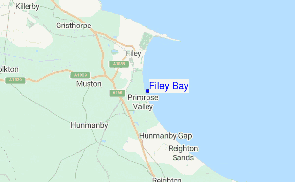 Filey Bay location map