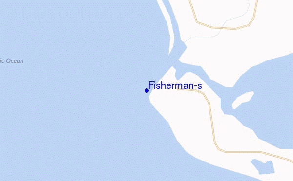 Fisherman's location map
