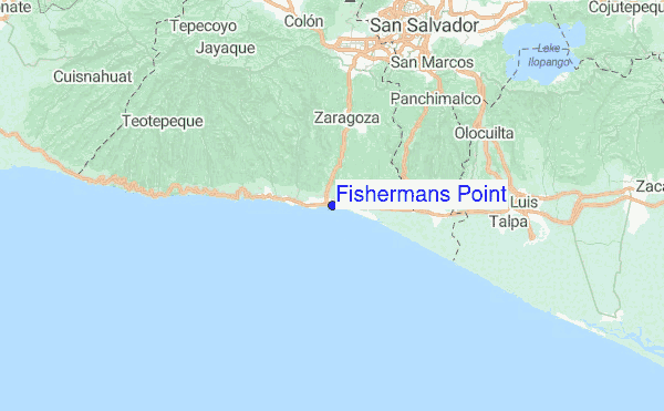 Fishermans Point Location Map
