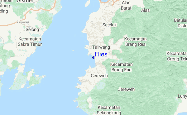 Flies Location Map