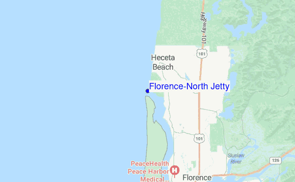 SURF FORECAST FOR FLORENCE OREGON visual data 6